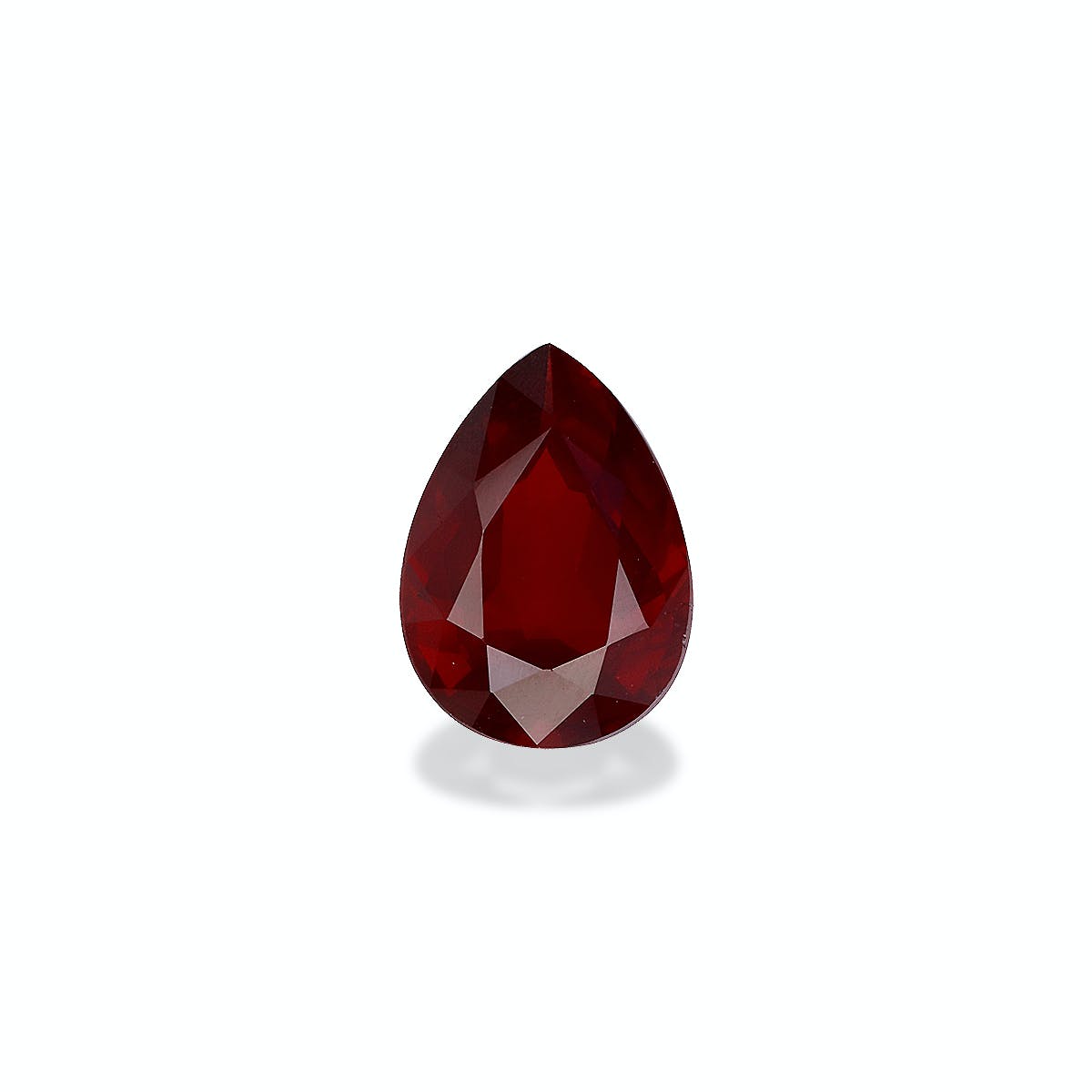 Mozambique Ruby Pear Fine Step Cut