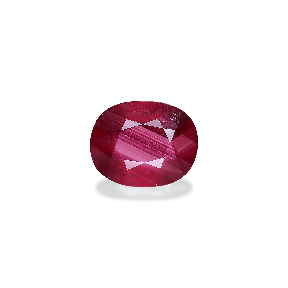 Mozambique Ruby Oval Fine Step Cut Red