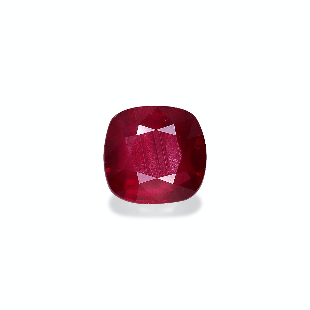 Mozambique Ruby Cushion  Red