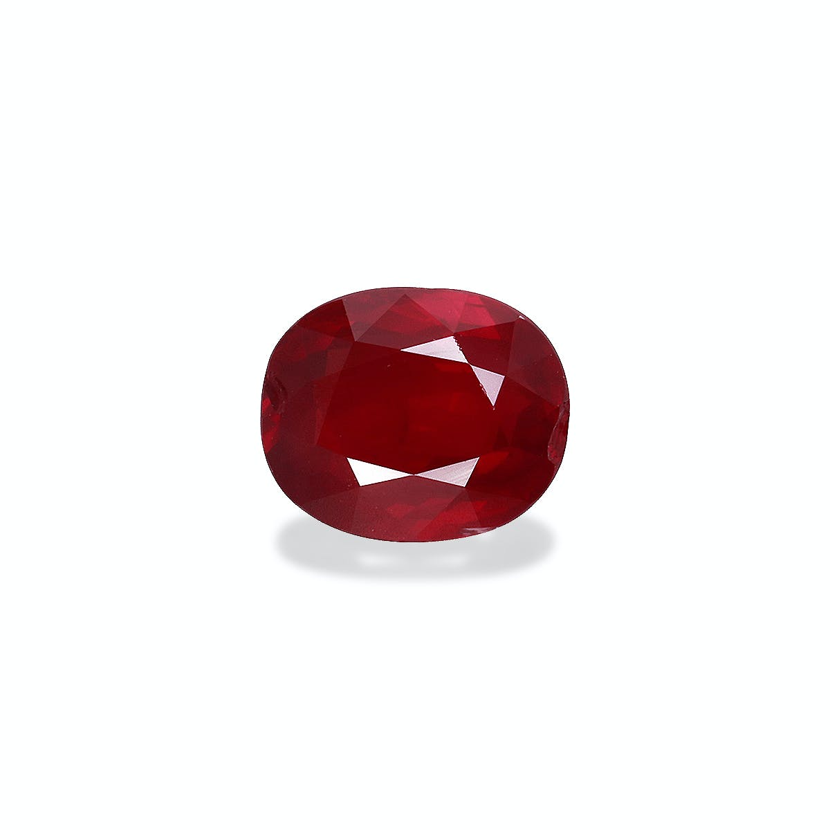 Mozambique Ruby Cushion Fine Step Cut Red