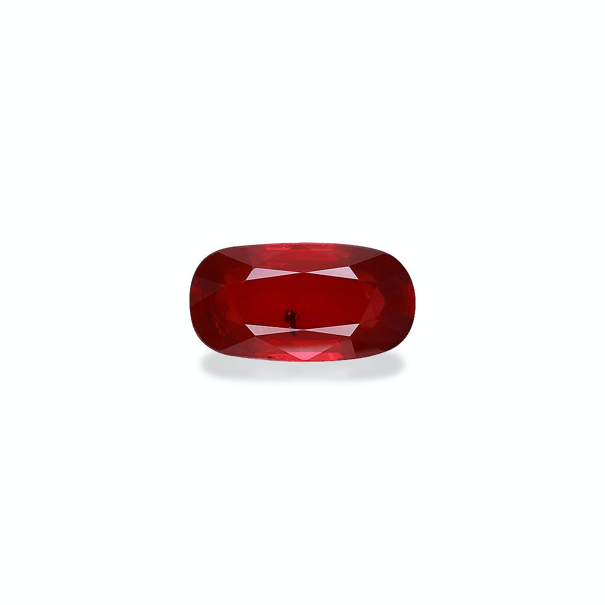 Mozambique Ruby Cushion Fine Step Cut Red