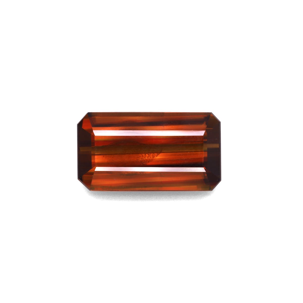 Sphene Rectangular Emerald Cut Brown