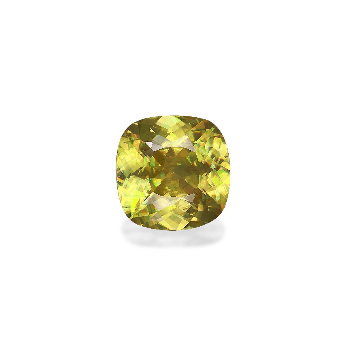 Sphene Cushion Modified Brilliant Cut Yellow