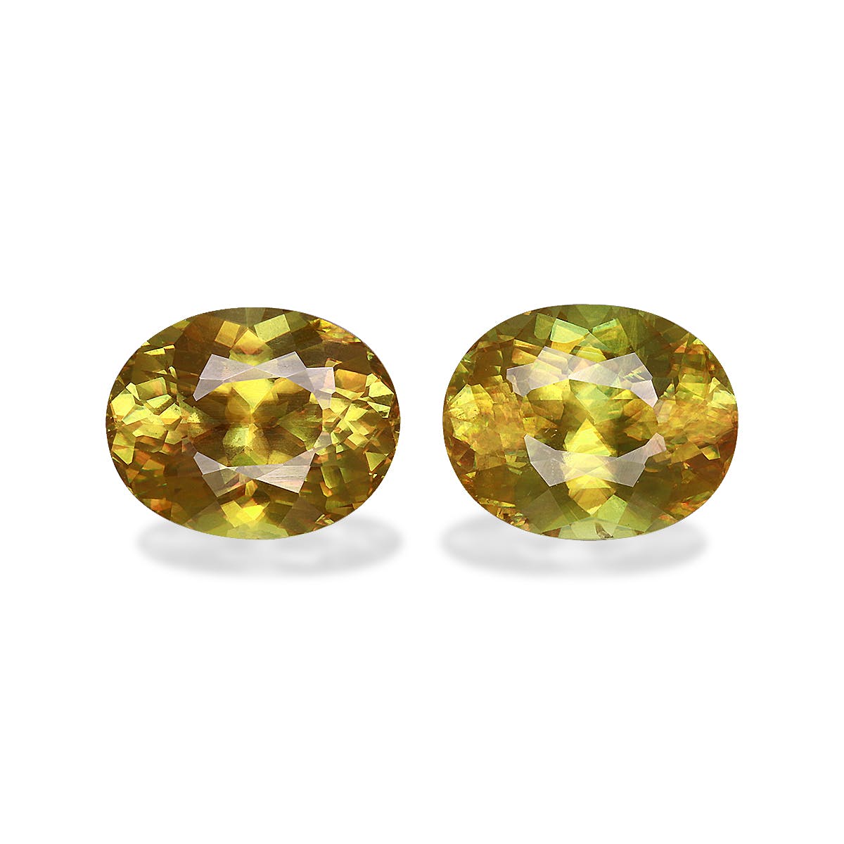 Sphene Oval Modified Brilliant Cut Yellow