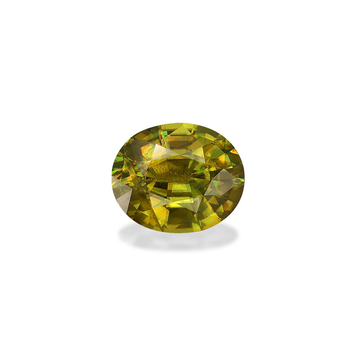 Sphene Oval Fine Step Cut