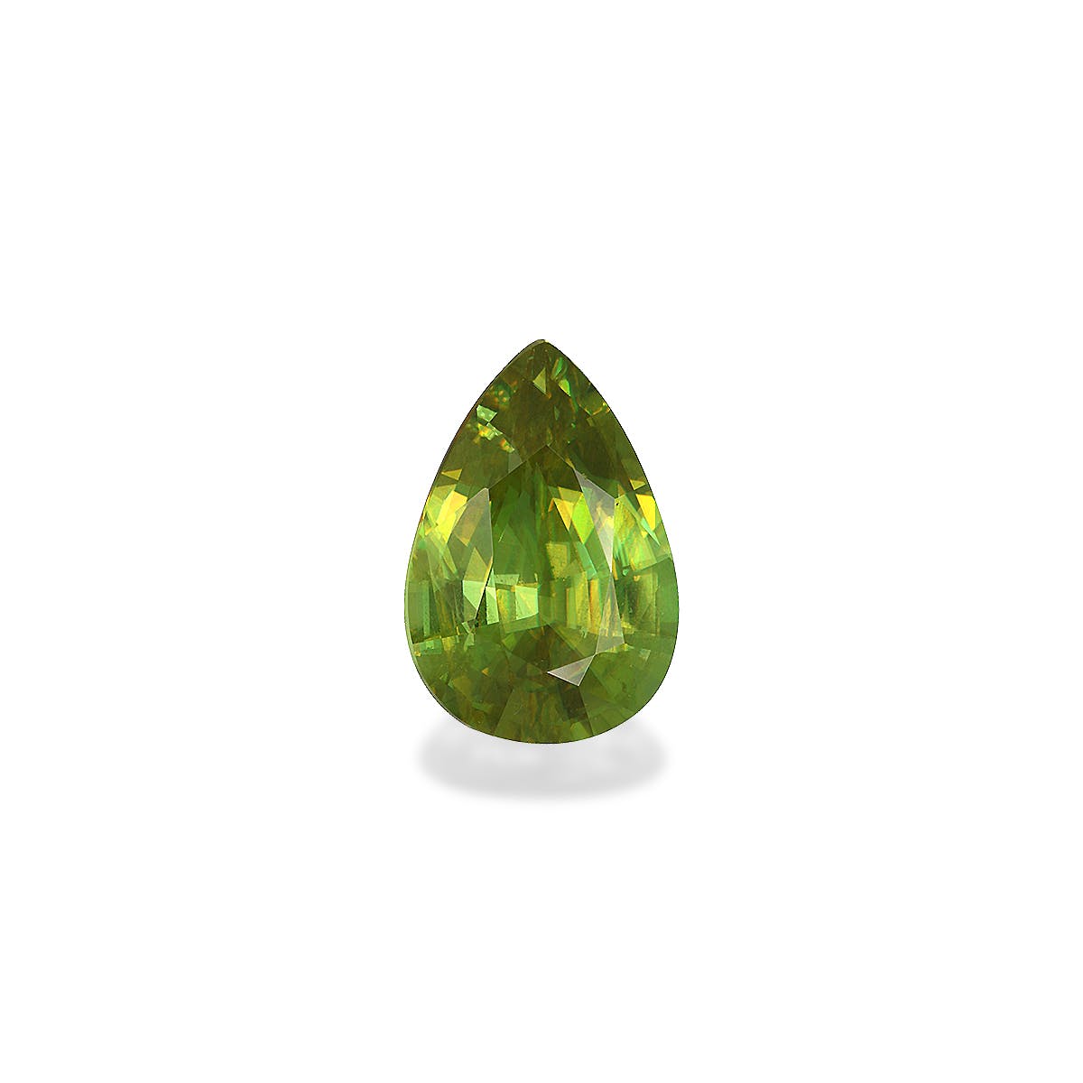 Sphene Pear Fine Step Cut