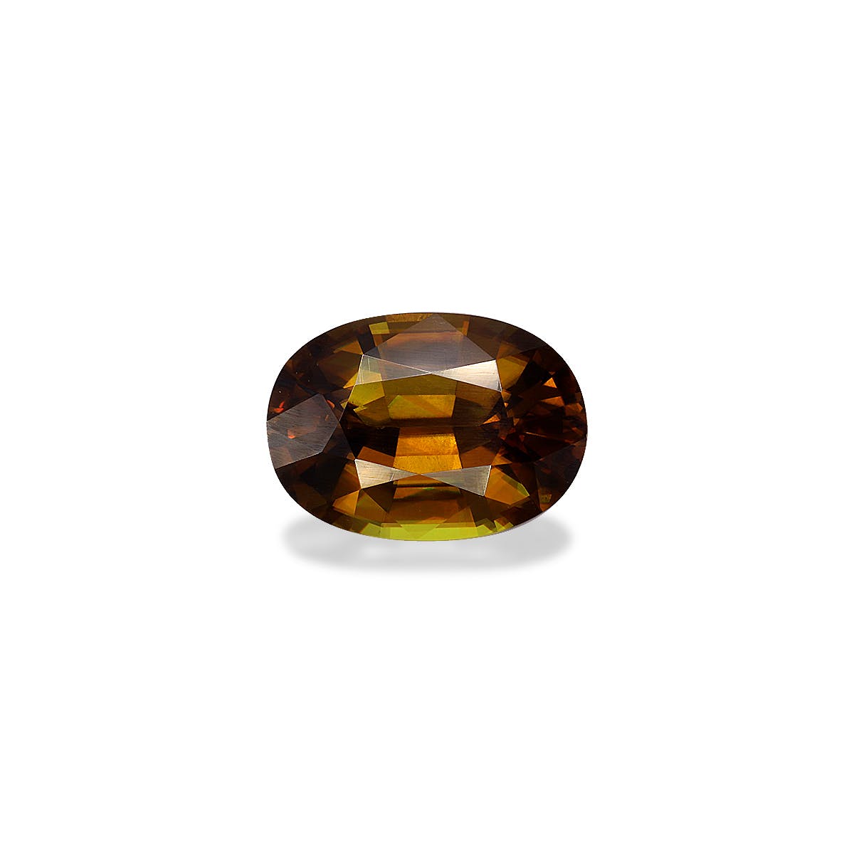 Sphene Oval Fine Step Cut