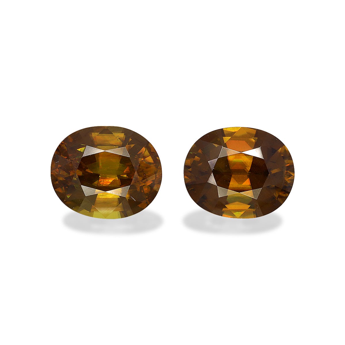 Sphene Oval Fine Step Cut