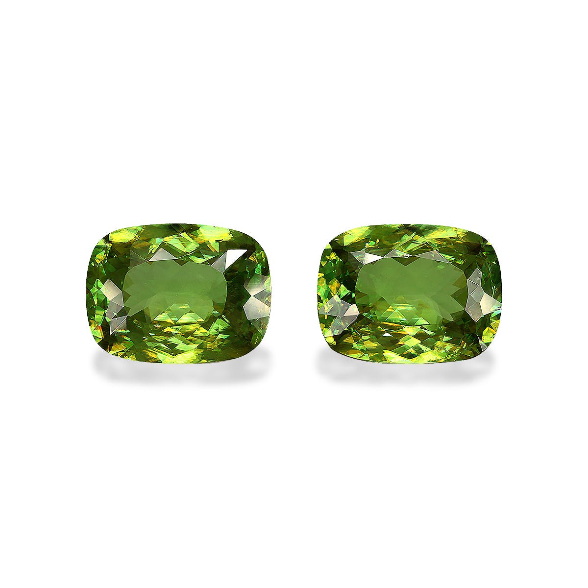 Sphene Cushion Modified Brilliant Cut Green