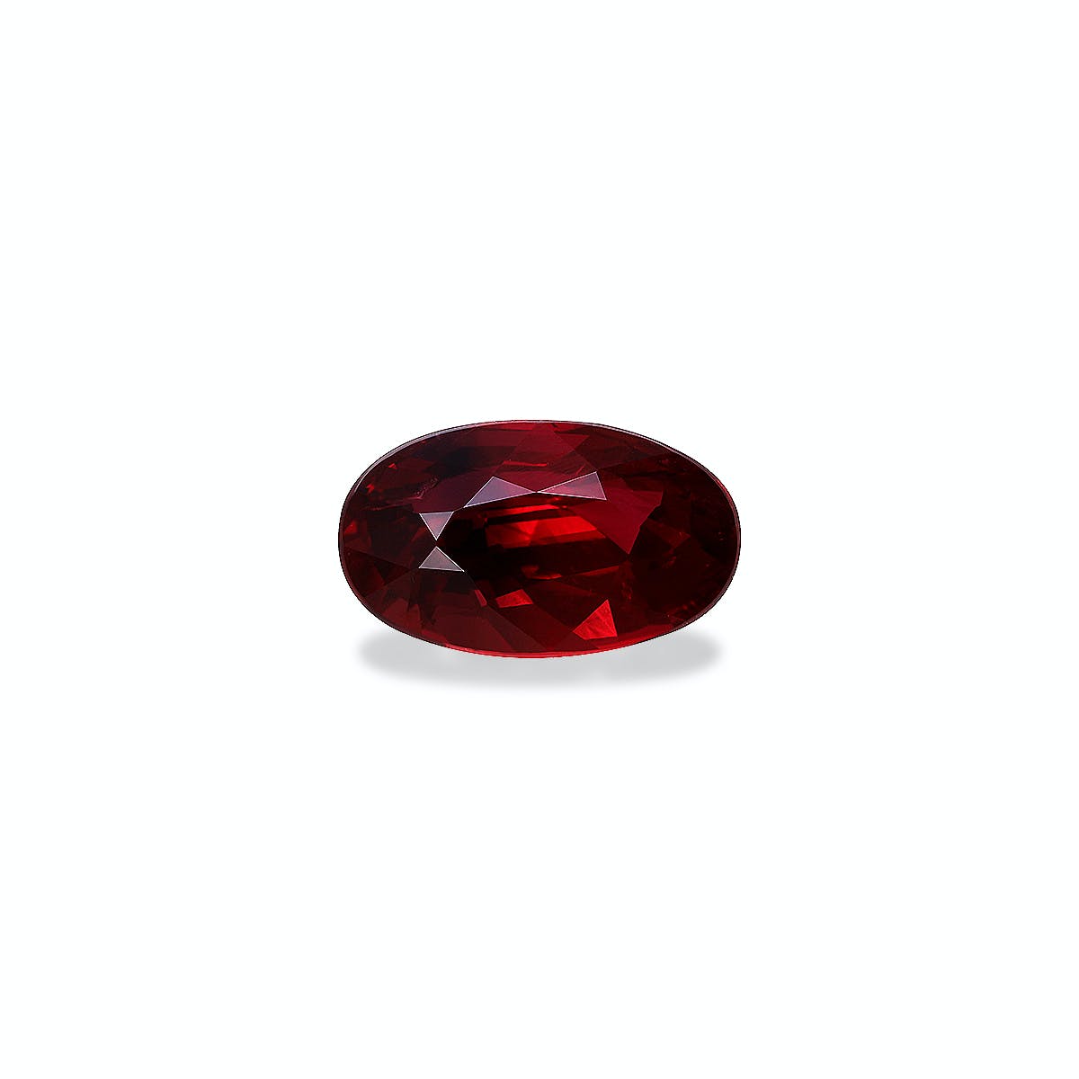 Mozambique Ruby Oval Fine Step Cut Red