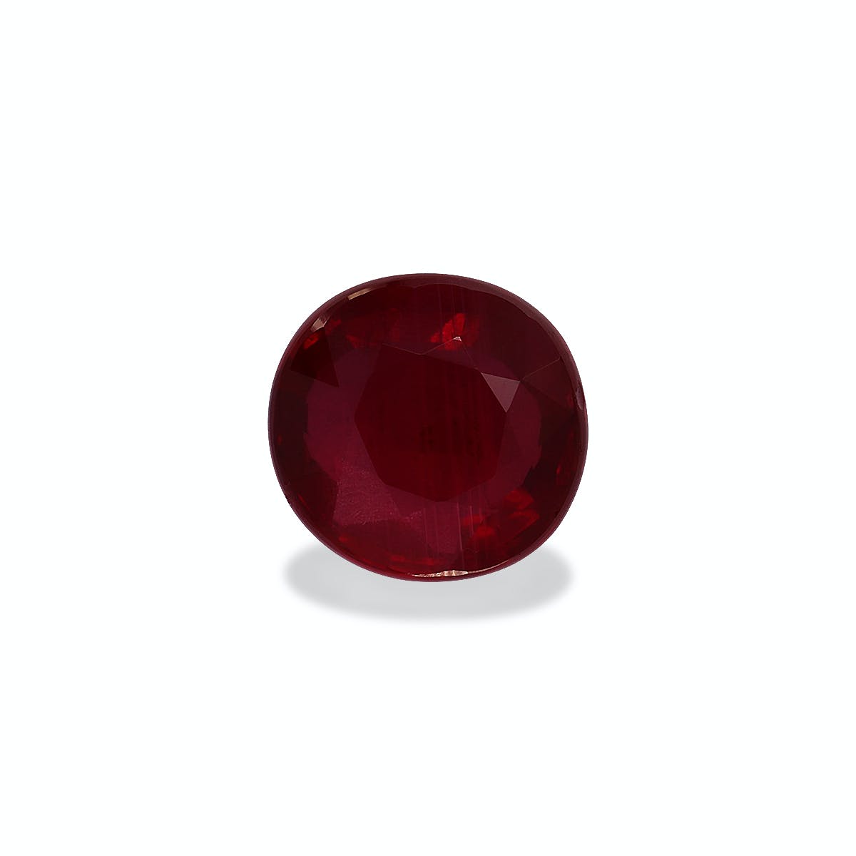 Mozambique Ruby Cushion Fine Step Cut Red