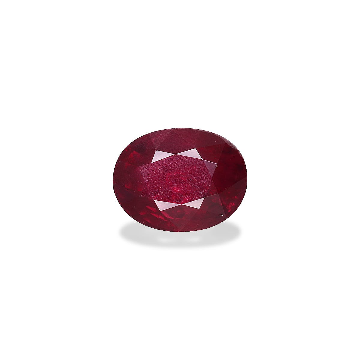 Mozambique Ruby Cushion Fine Step Cut Red