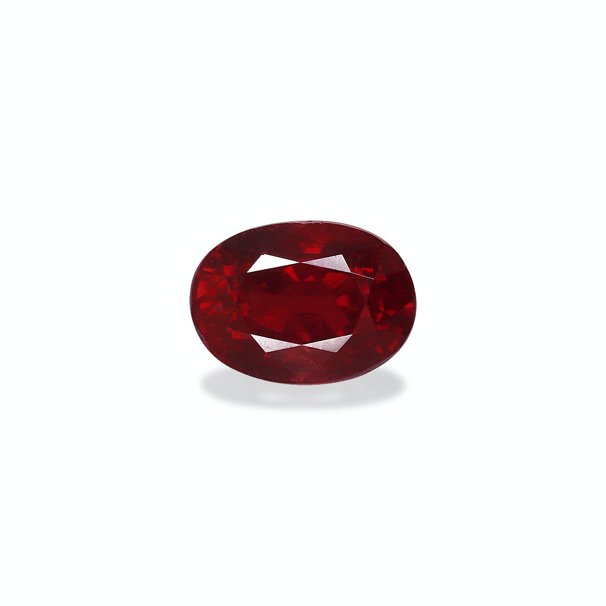 Mozambique Ruby Oval Fine Step Cut Red