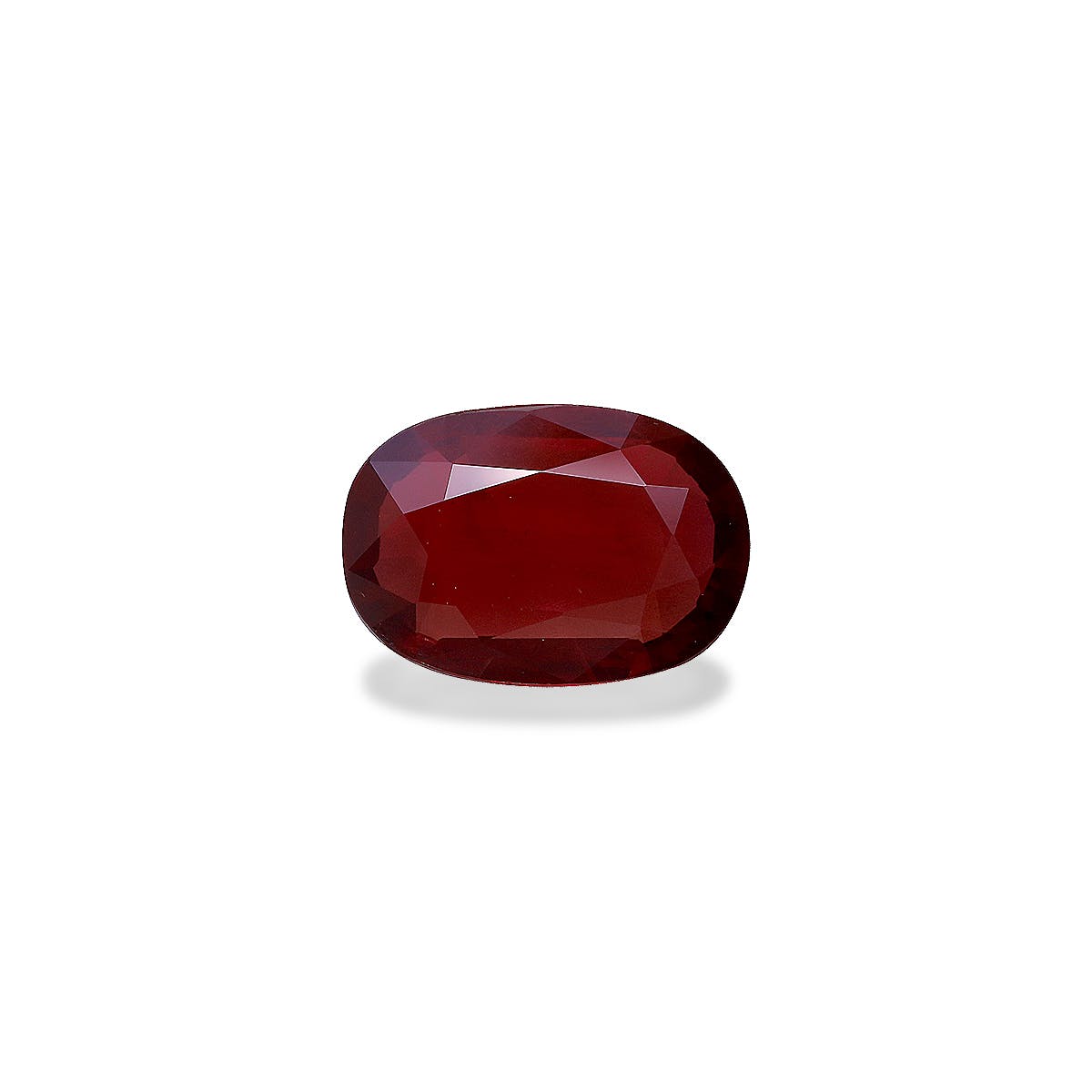 Mozambique Ruby Oval Fine Step Cut Red