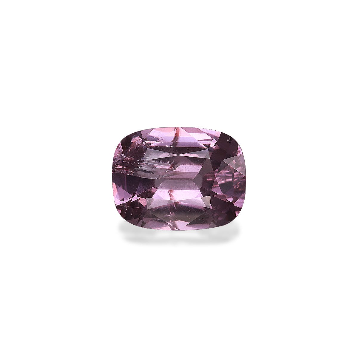 Spinel>Purple Spinel Cushion Fine Step Cut Mauve Purple