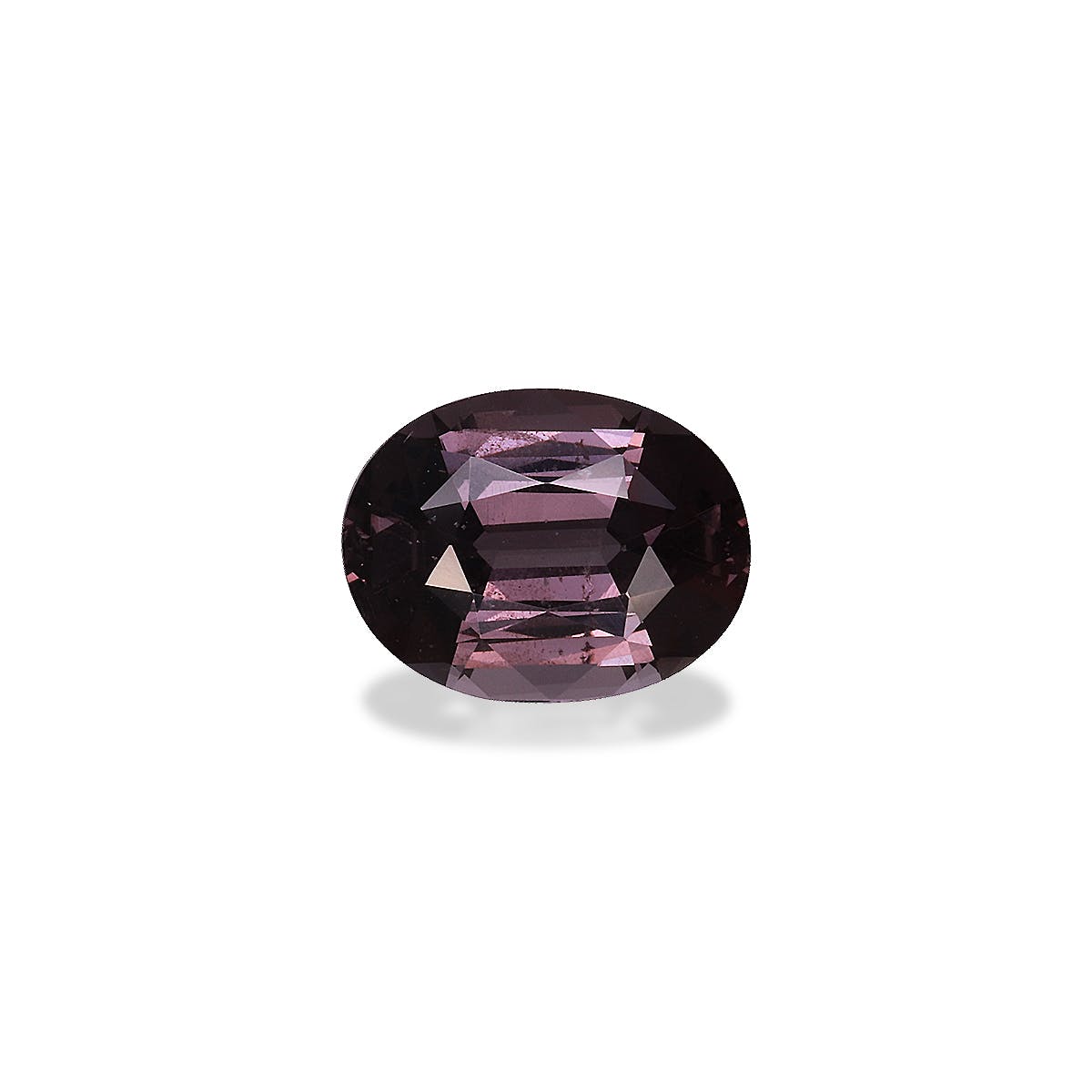 Spinel>Grey Spinel Oval Fine Step Cut Ash Grey