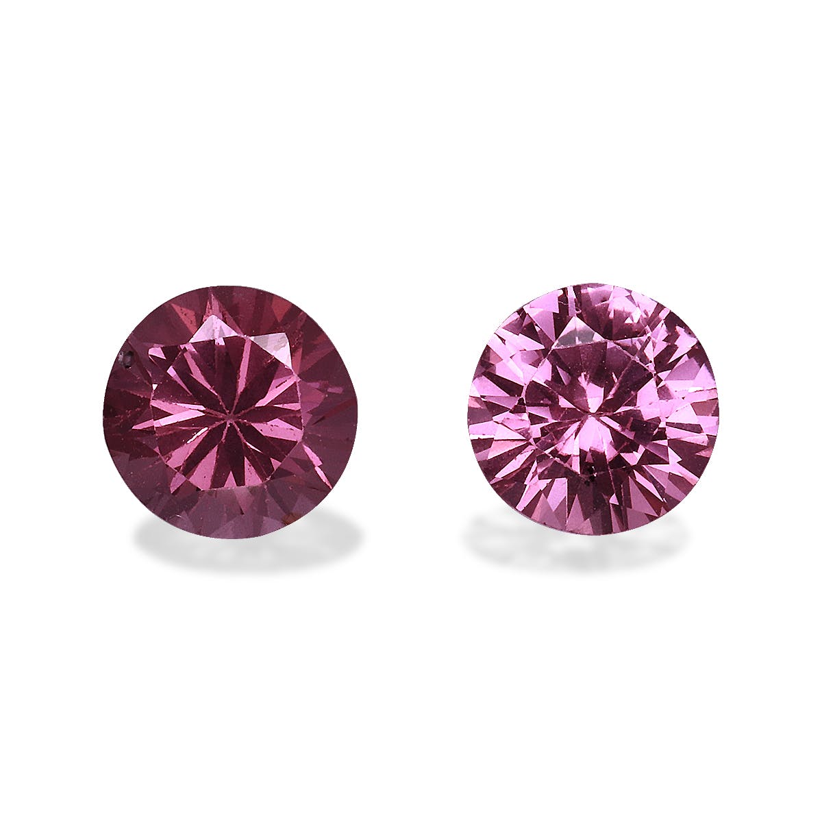 Spinel>Pink Spinel Round Brilliant Diamond Cut Pink