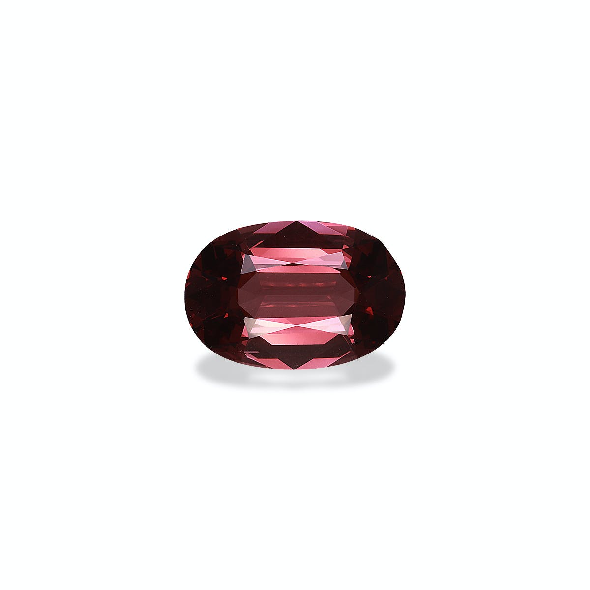 Spinel>Pink Spinel Oval Fine Step Cut Coral Pink