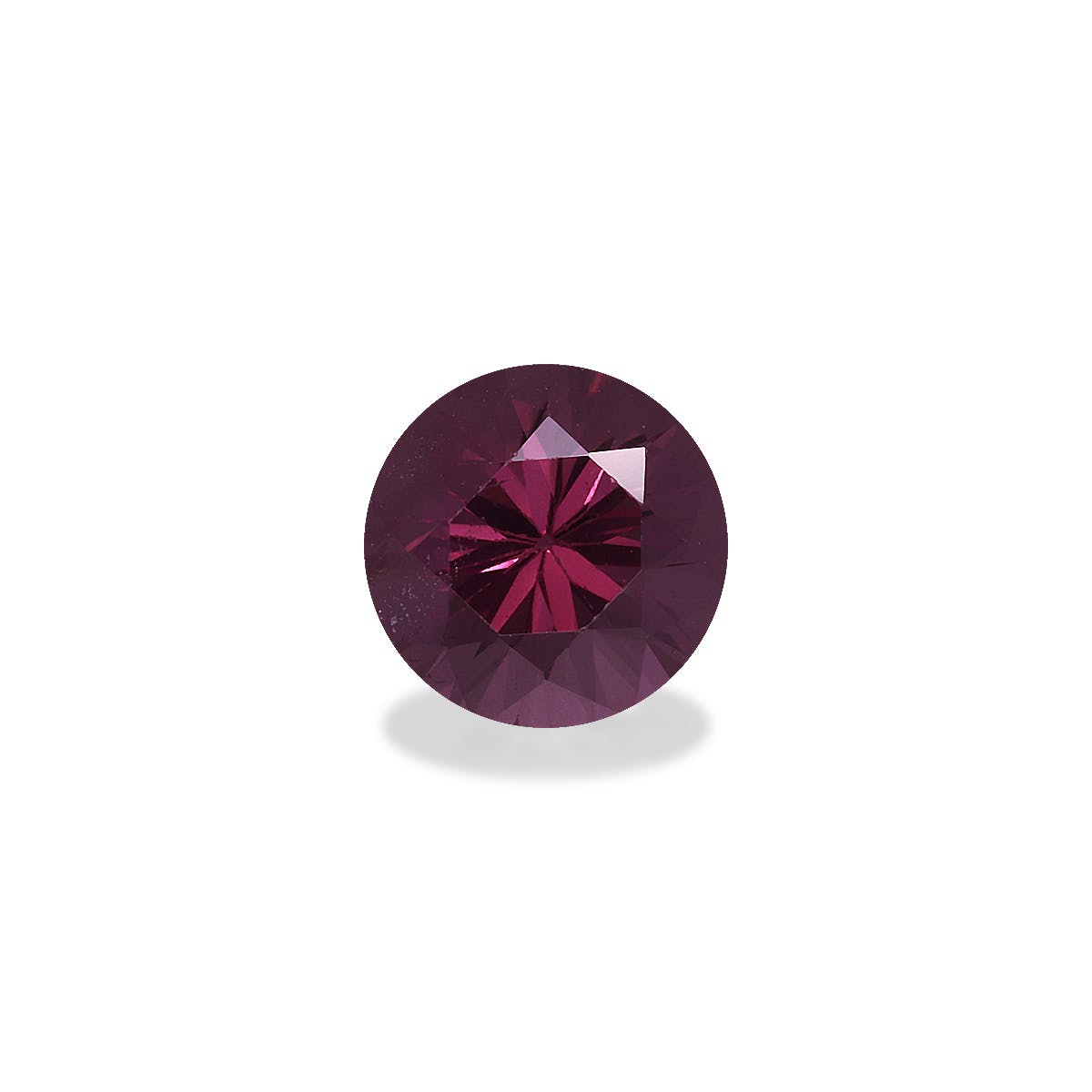 Spinel>Purple Spinel Round Brilliant Diamond Cut Grape Purple