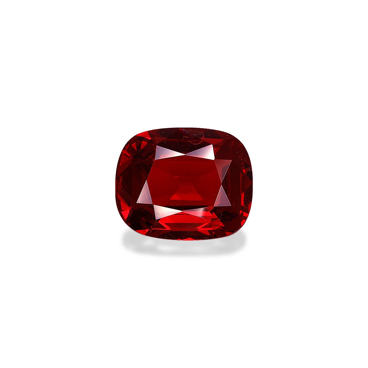 Spinel>Red Spinel Cushion Fine Step Cut Red