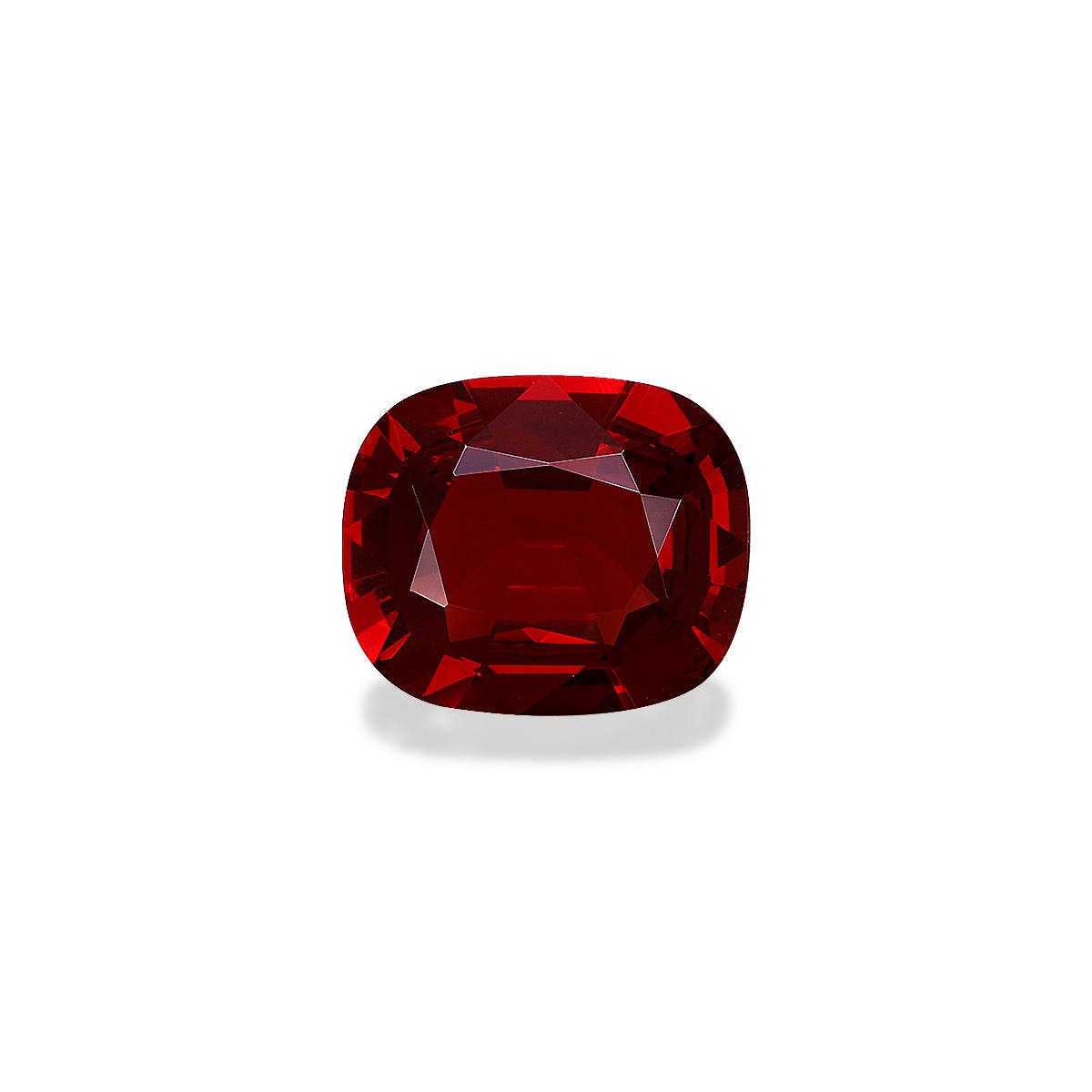 Spinel>Red Spinel Cushion Fine Step Cut Red