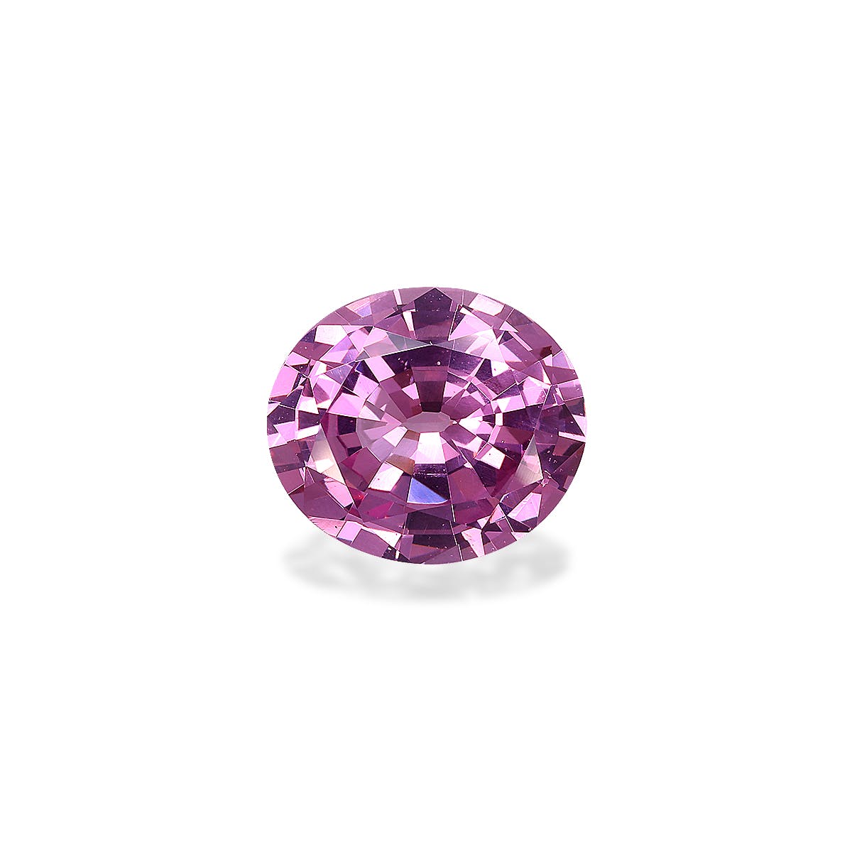 Spinel>Pink Spinel Oval Fine Step Cut Pink