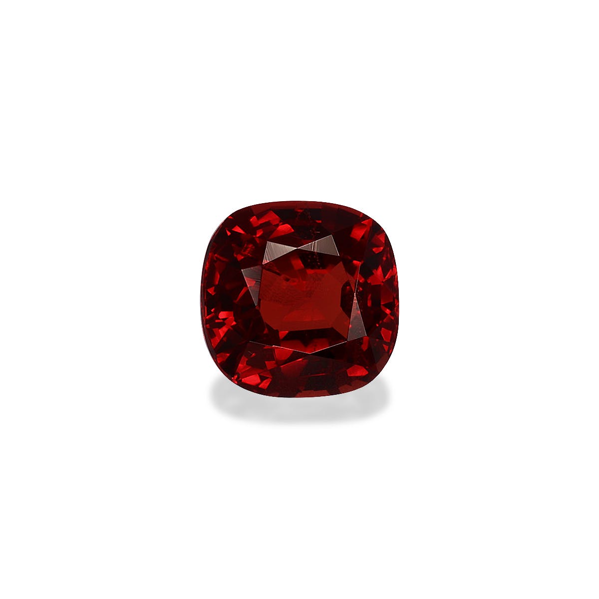 Spinel>Red Spinel Cushion Fine Step Cut Red