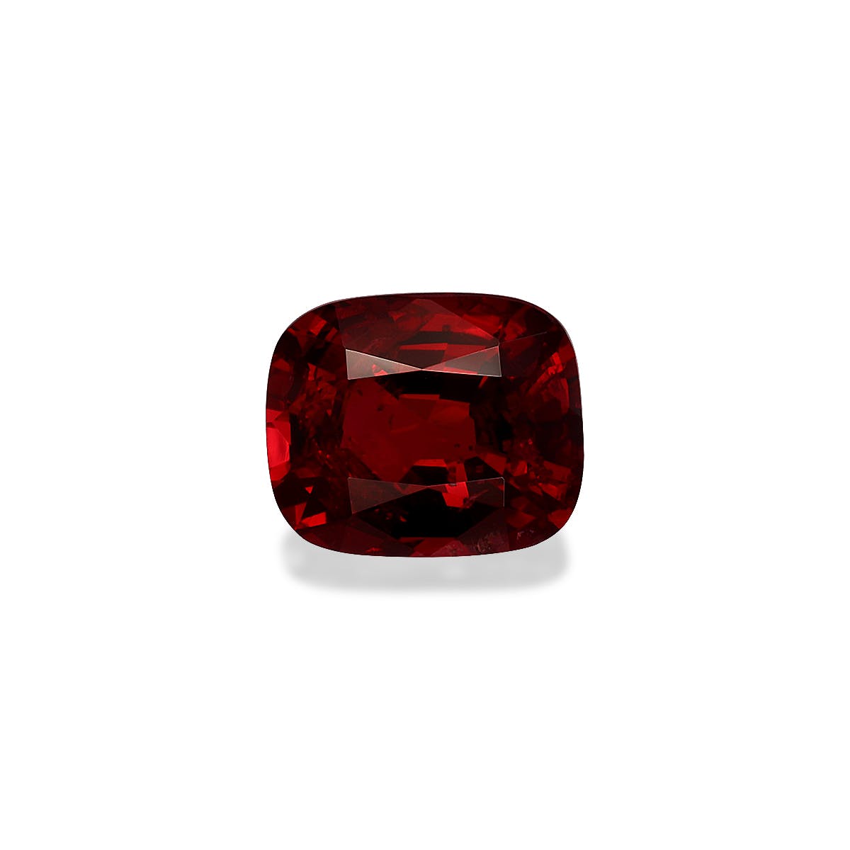 Spinel>Red Spinel Cushion Fine Step Cut Red