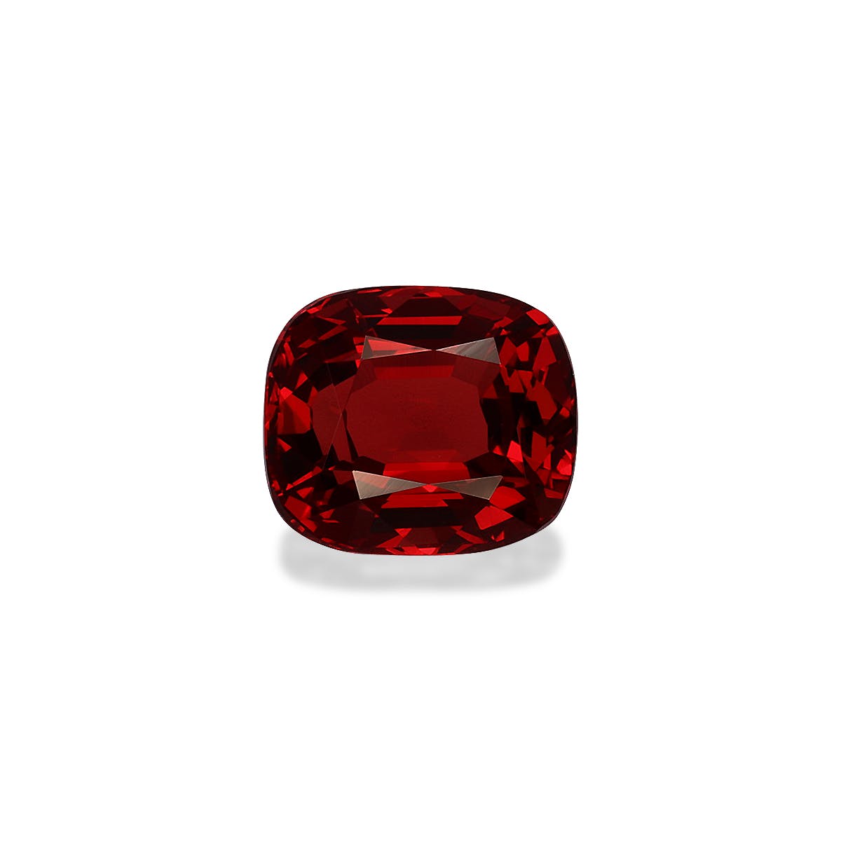 Spinel>Red Spinel Cushion Fine Step Cut Red