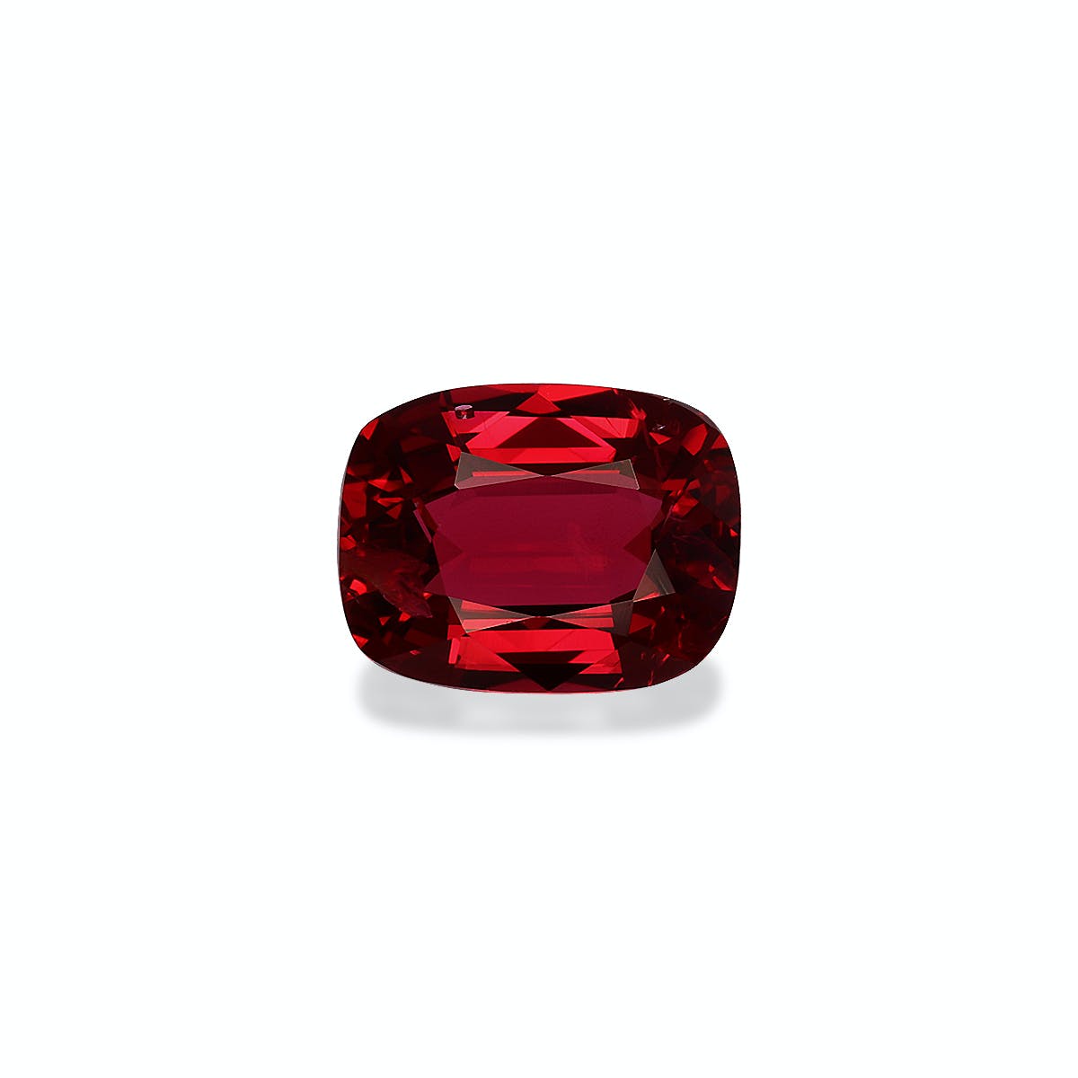 Spinel>Red Spinel Cushion Fine Step Cut Red