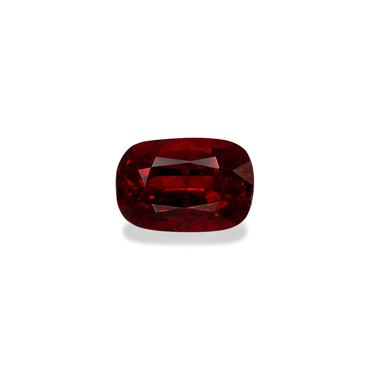 Spinel>Red Spinel Cushion Fine Step Cut Red