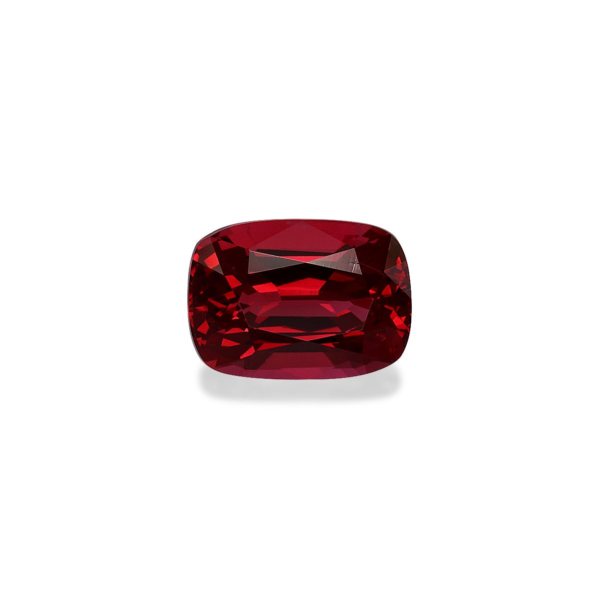 Spinel>Red Spinel Cushion Fine Step Cut Red