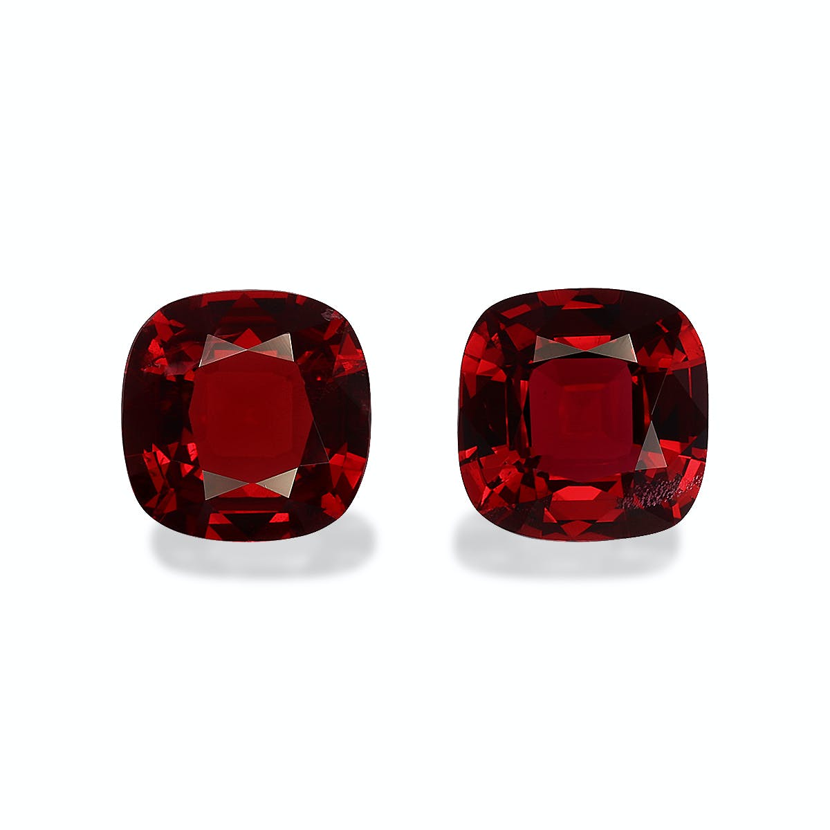 Spinel>Red Spinel Cushion Fine Step Cut Red