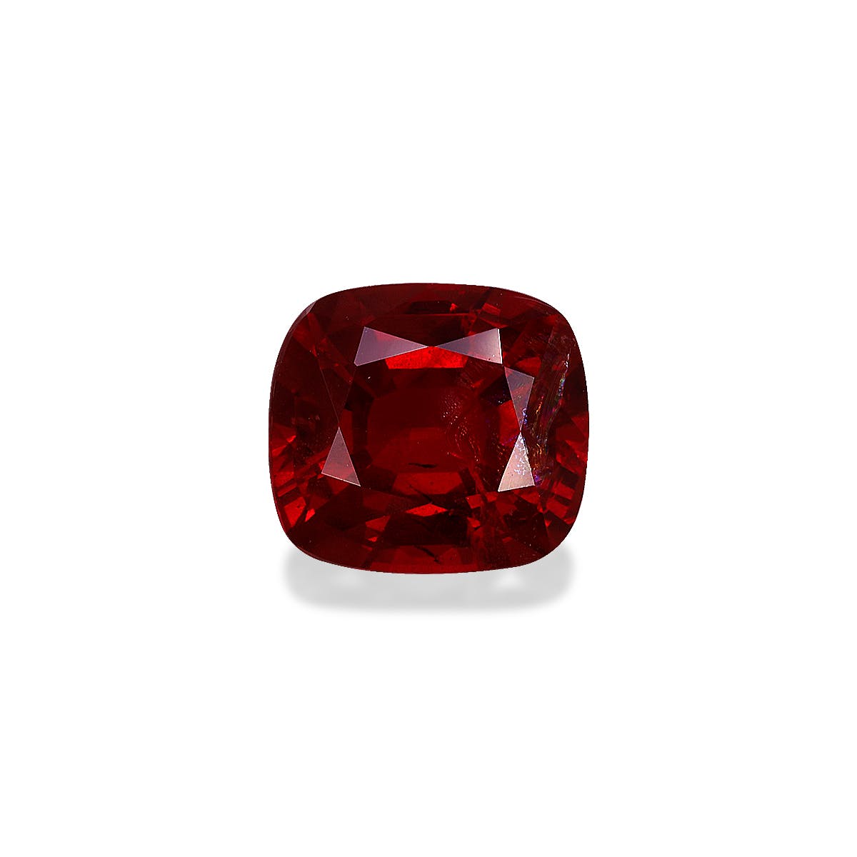 Spinel>Red Spinel Cushion Fine Step Cut Red