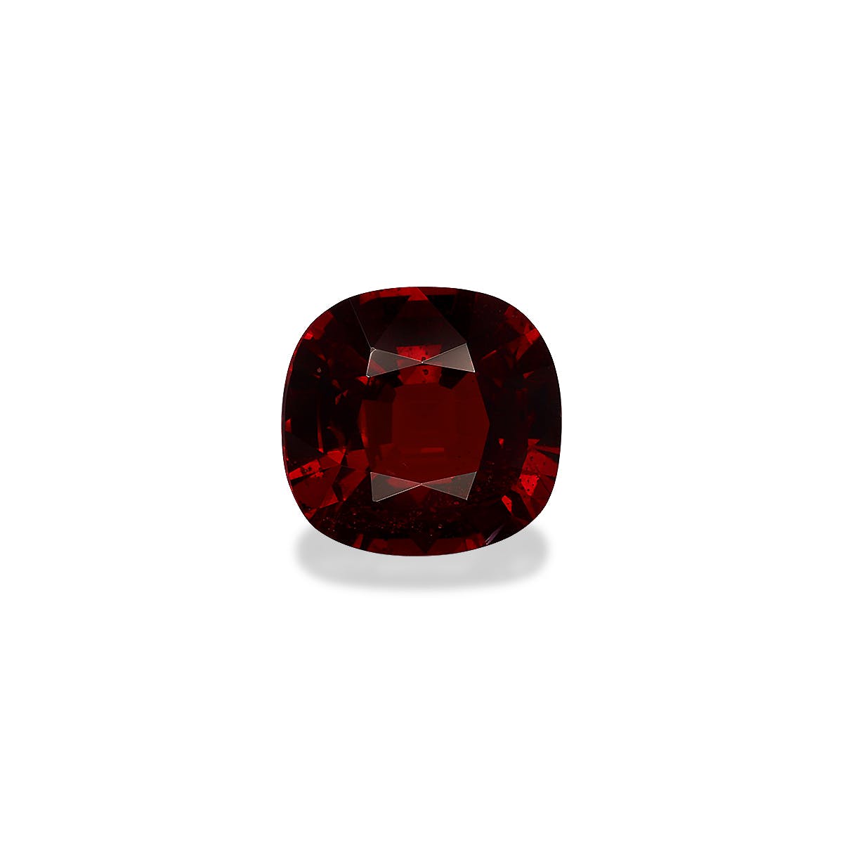 Spinel>Red Spinel Cushion Fine Step Cut Red