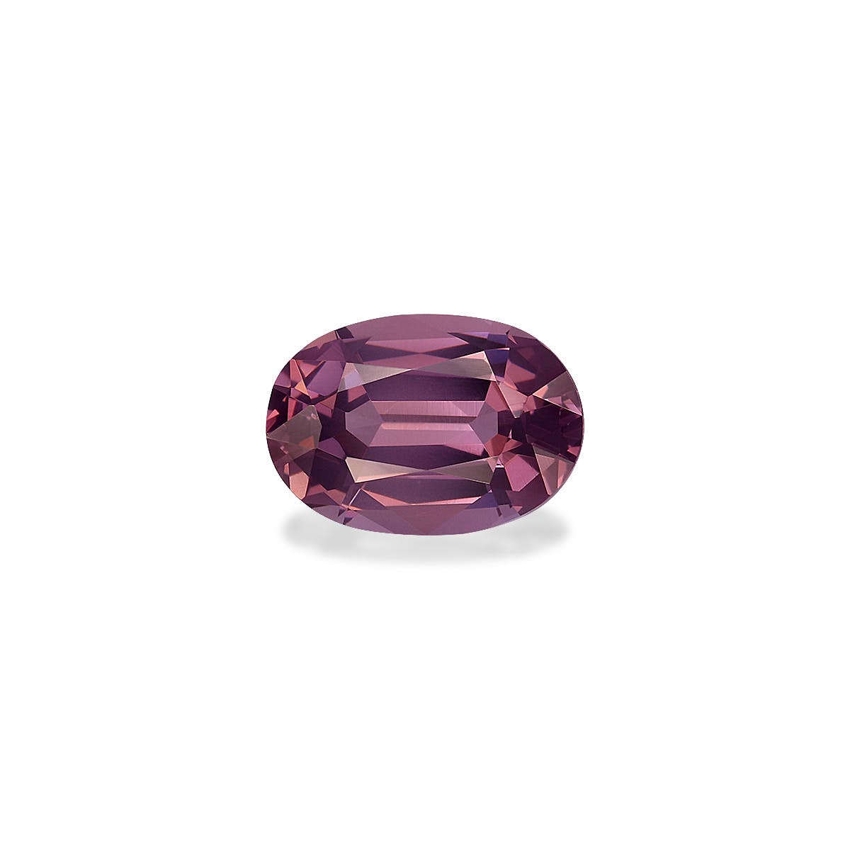 Spinel>Purple Spinel Oval Fine Step Cut Mauve Purple