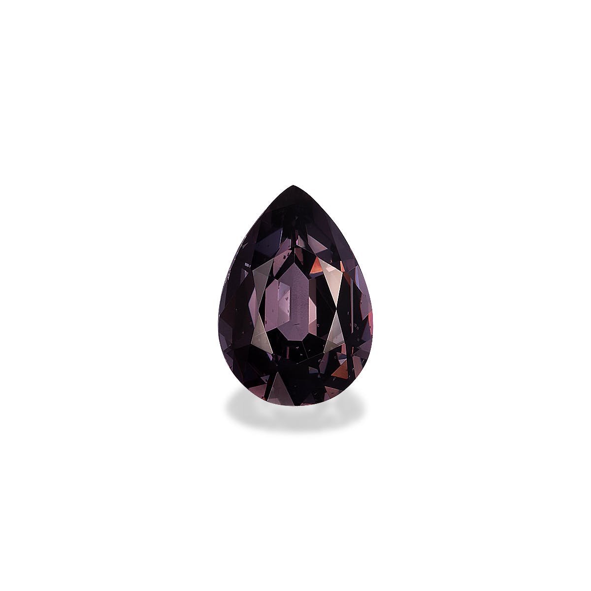 Spinel>Purple Spinel Pear Fine Step Cut Mauve Purple