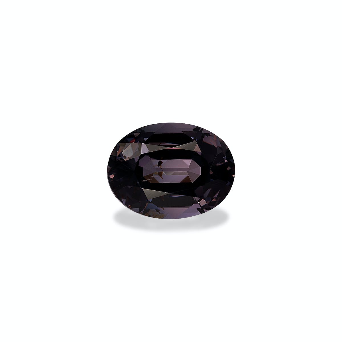 Spinel>Purple Spinel Oval Fine Step Cut Mauve Purple