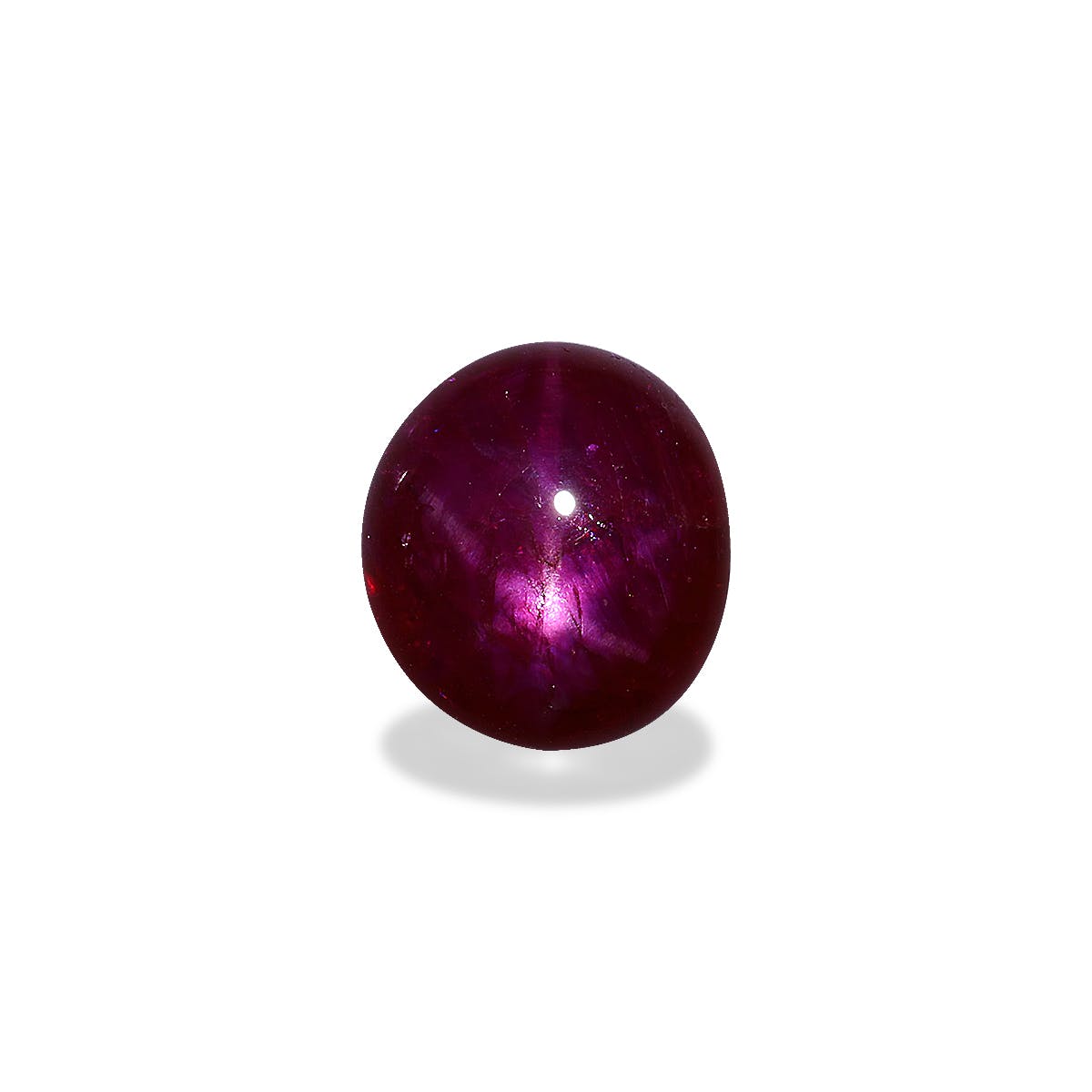 Star Ruby  Oval Cabochon Red