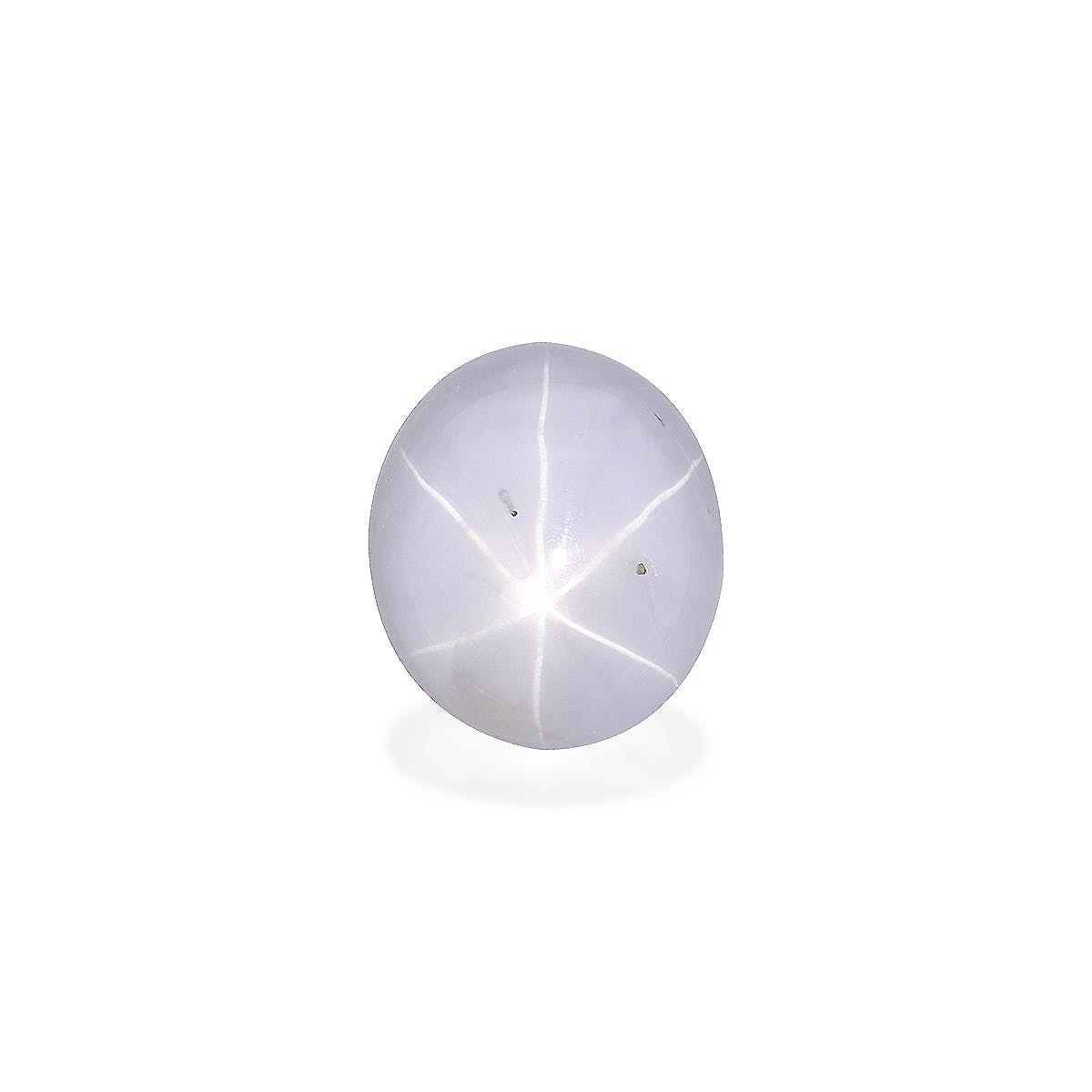 Star Sapphire>Grey Star Sapphire Oval Cabochon Grey