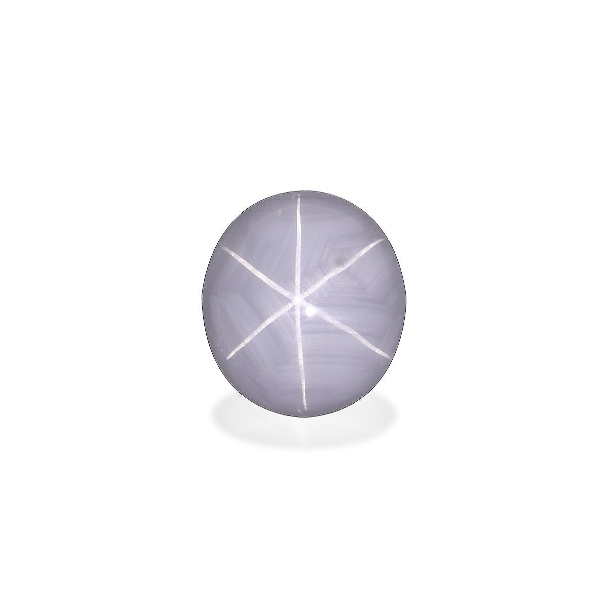 Star Sapphire>Grey Star Sapphire Oval Cabochon Grey