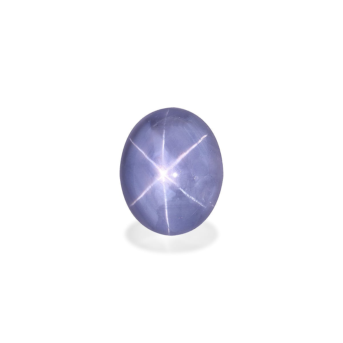 Star Sapphire>Grey Star Sapphire Oval Cabochon Grey