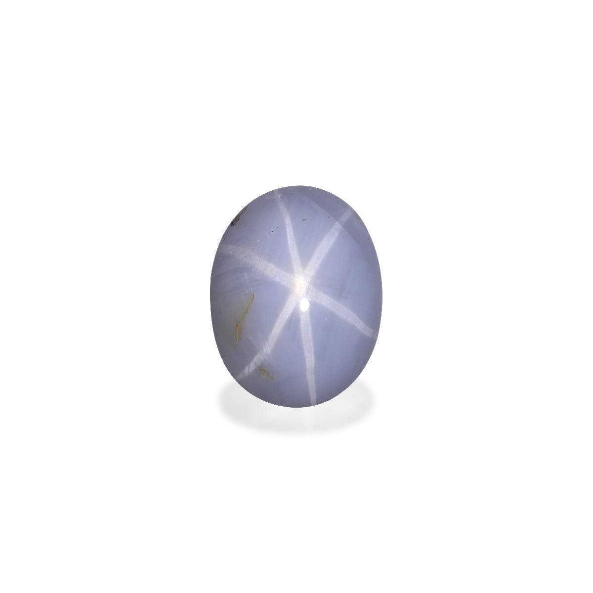 Star Sapphire>Grey Star Sapphire Oval Cabochon Grey