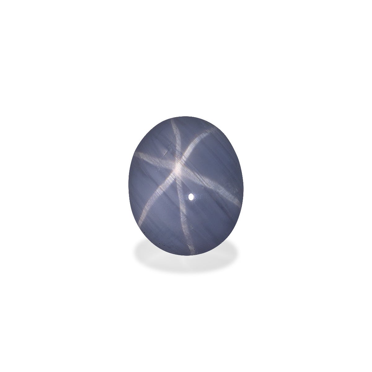 Star Sapphire>Grey Star Sapphire Oval Cabochon Grey