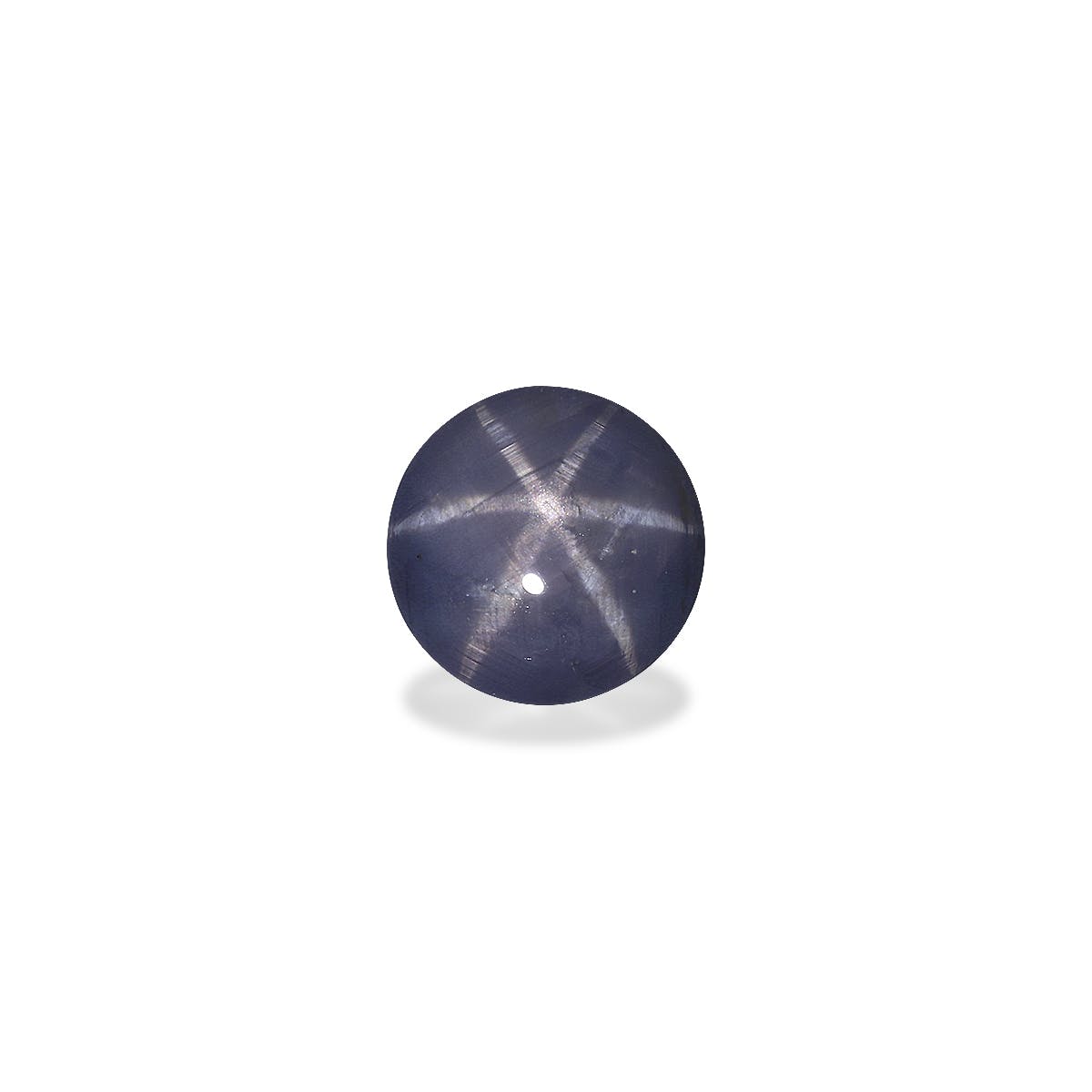 Star Sapphire>Grey Star Sapphire Round Cabochon Grey