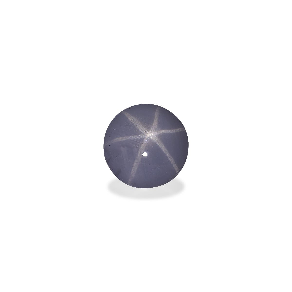 Star Sapphire>Grey Star Sapphire Round Cabochon Grey