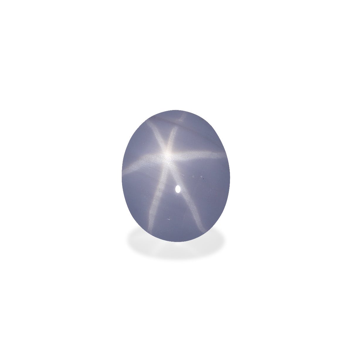 Star Sapphire>Grey Star Sapphire Oval Cabochon Grey