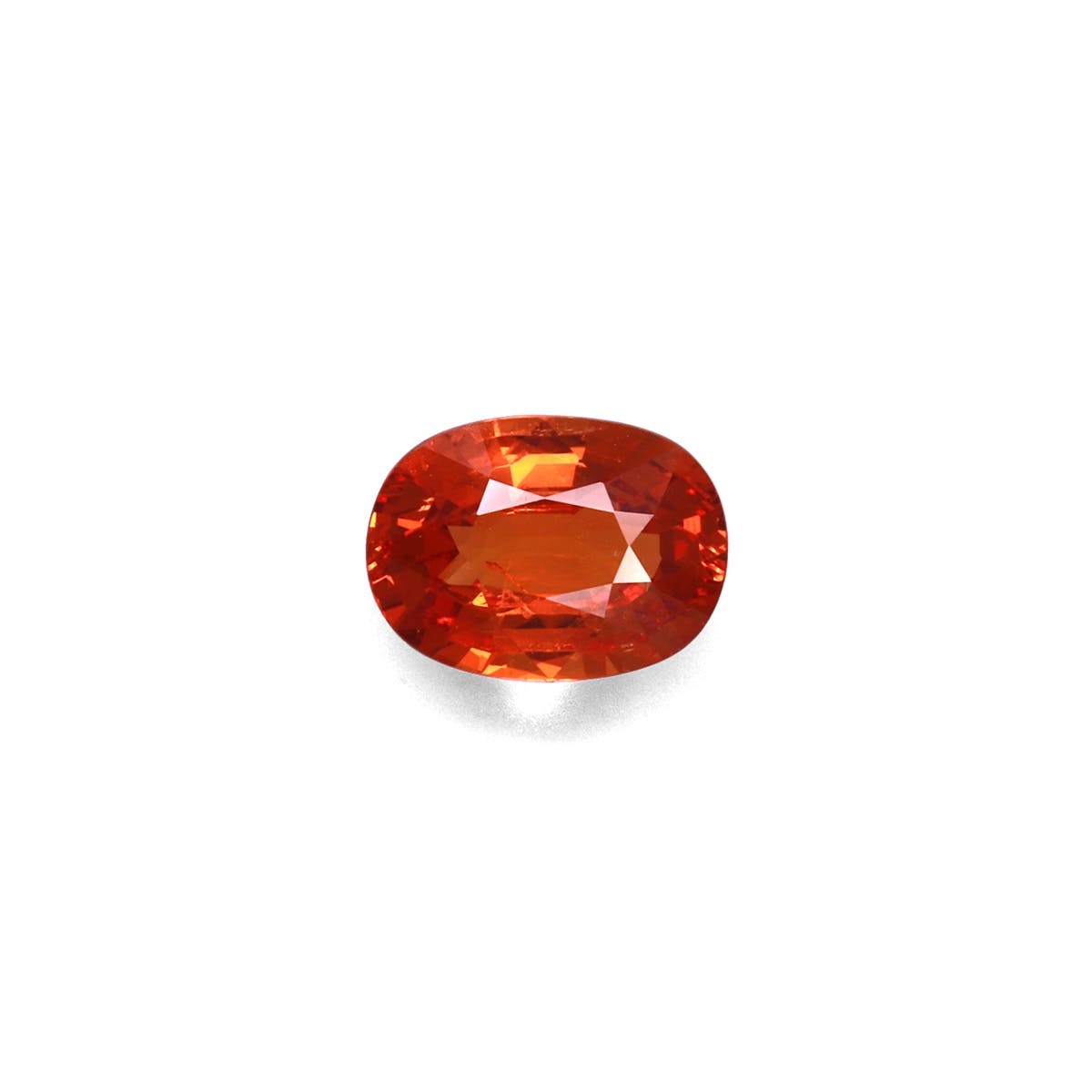 Spessartite Oval Fine Step Cut Orange