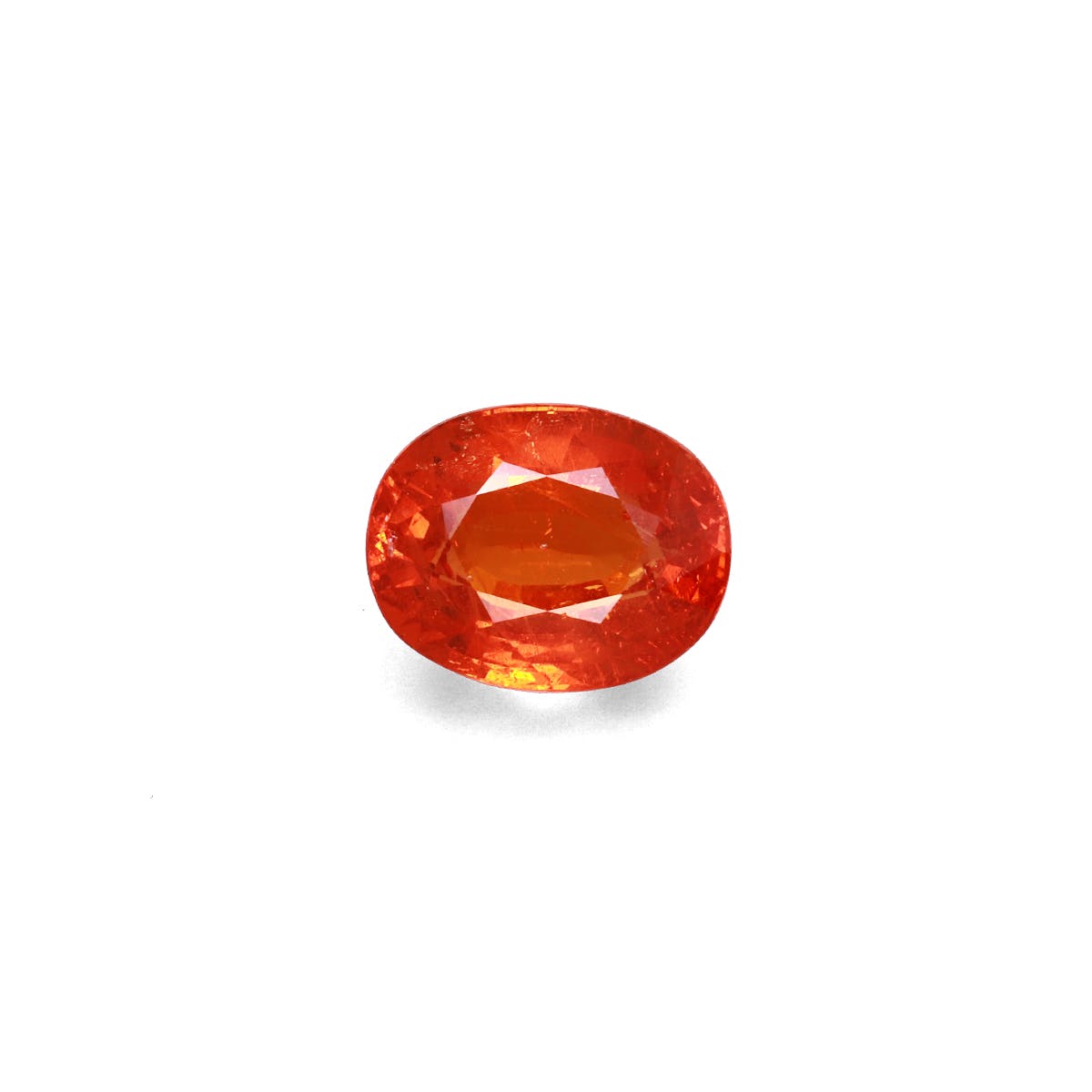 Spessartite Oval Fine Step Cut Orange