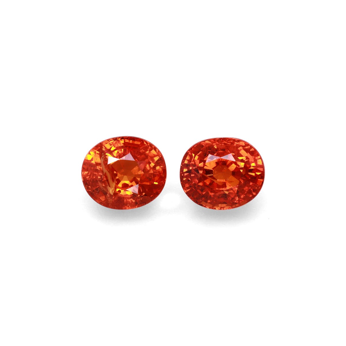 Spessartite Oval Modified Brilliant Cut Orange